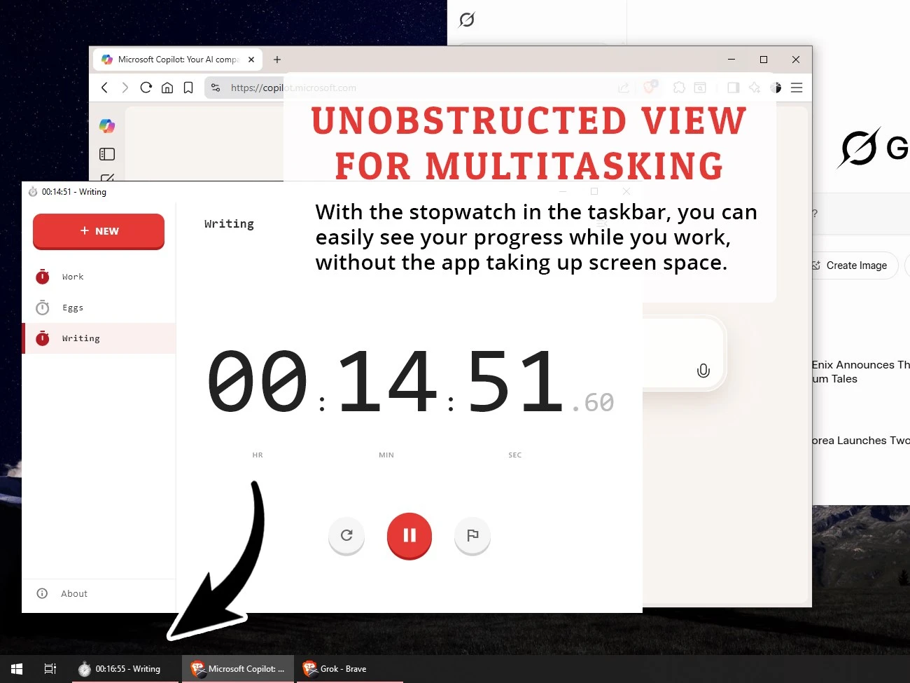 Taskbar Display